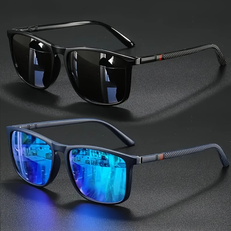 2/3pcs Luxury Square Vintage Sunglasses