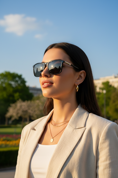 2/3pcs Luxury Square Vintage Sunglasses