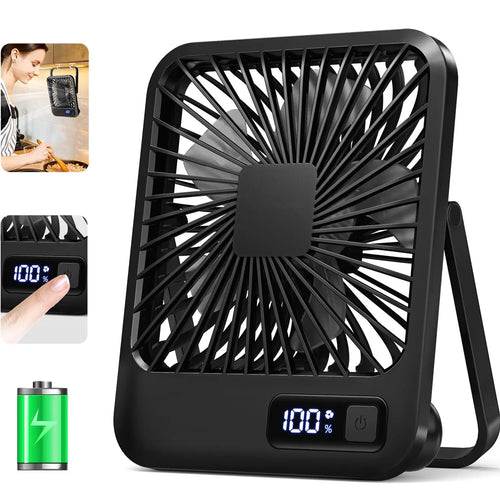 Portable USB Rechargeable  Desk Fan
