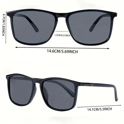 2/3pcs Luxury Square Vintage Sunglasses