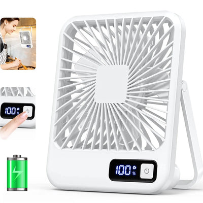 Portable USB Rechargeable  Desk Fan