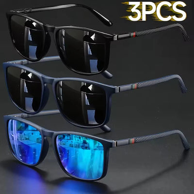 2/3pcs Luxury Square Vintage Sunglasses
