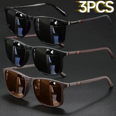 2/3pcs Luxury Square Vintage Sunglasses