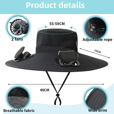 Double Fan Hat